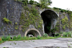 
Cyfarthfa Ironworks blast furnaces, September 2013